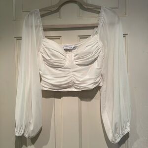 Petal & Pup Size 10 White Top